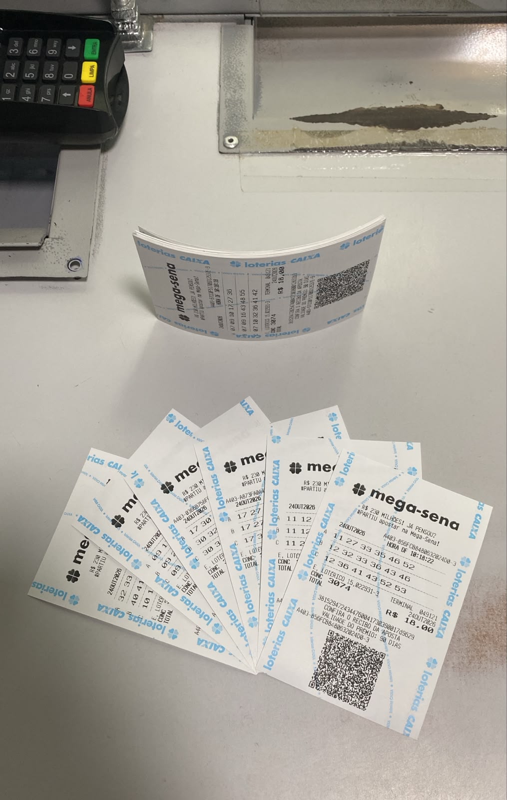 Foto dos jogos registrados